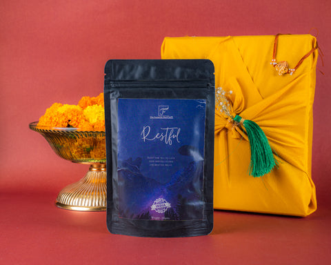 RESTFUL SLEEP TEA-  LAVENDER - CHAMOMILE - GREEN TEA - LEMONGRASS
